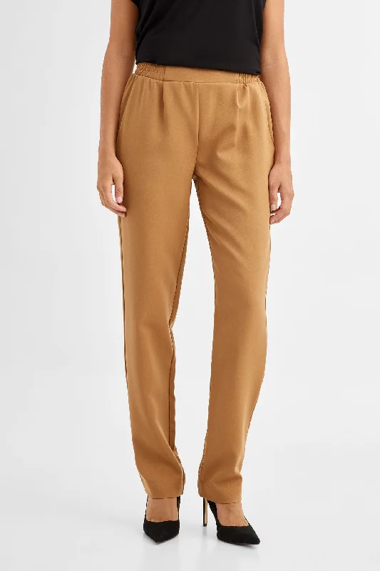 Pantalon jambe fuselée taille élastique - Femme