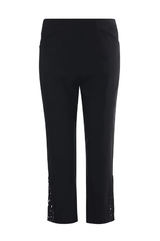 Platinum Bengaline Mid Calf Pants | BLACK | 6301AR